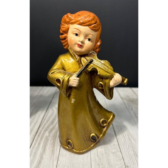 Vintage Ardco Fine Quality Dallas Musical Angels Figurines JAPAN - Set Of 3 - Picture 8 of 10